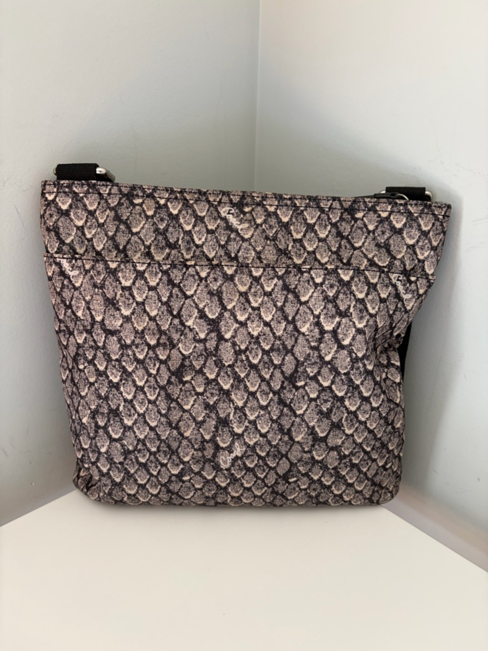 Coach Snake-Print Nylon Crossbody Bag - Picture 2 of 15